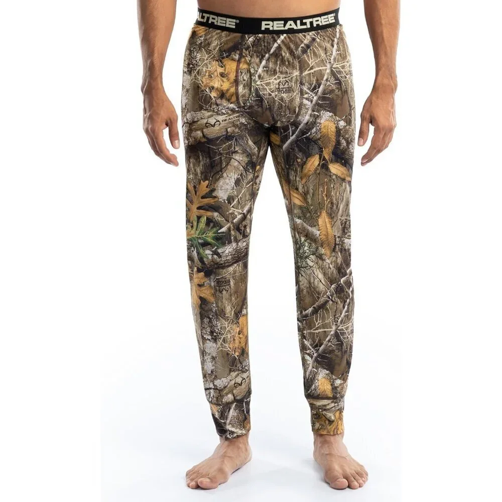 Mens Polyester Performance Baselayer Thermal Underwear Long Johns Bottom